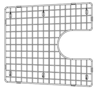 Blanco 226828 Performa 1.75 Large Bowl Sink Grid - Stainless Steel