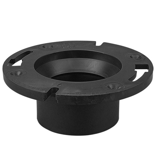 4 inch ABS DWV Plastic Fittings Reducing Closet Flange Hub