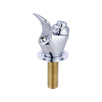 Central Brass 0360 Bubbler Head & Flange 1/2 - 14 NPS Male Shank - Chrome