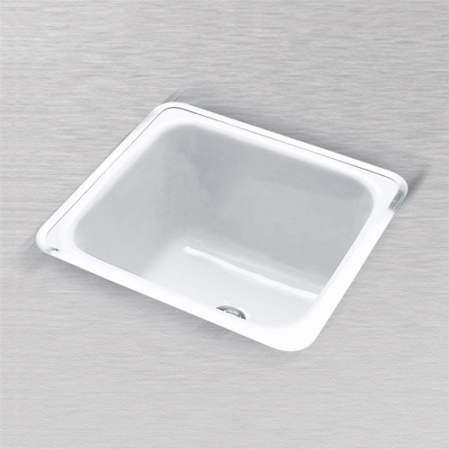 CECO 604 Hoodoo 20 in X 16 in Rectangular Laundry Tray - White