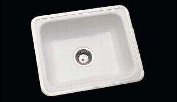 CECO Model 720-I Flat Rim Cast Iron Sink 30