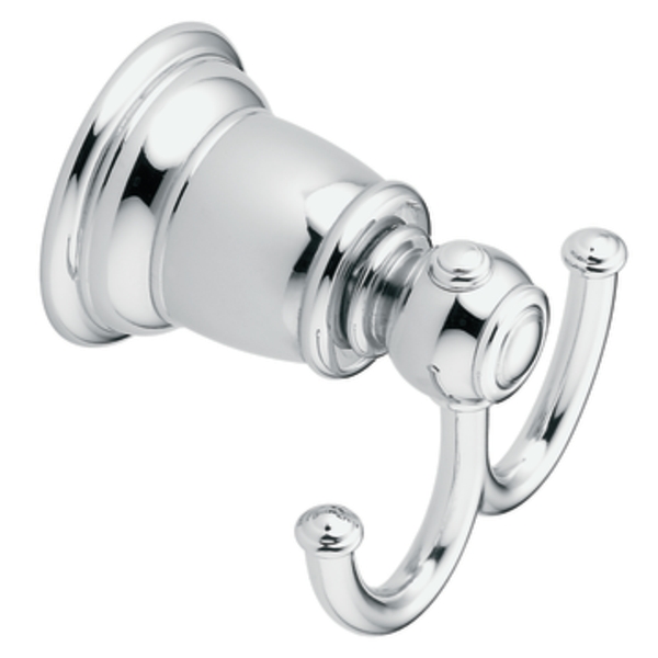 Moen YB5403CH Creative Specialties Kingsley Double Robe Hook - Chrome