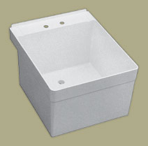 Florestone 20WM-1 Wall Mount Utility Sink - White