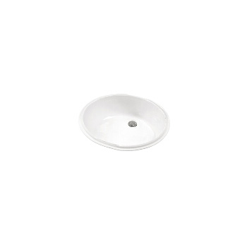 Gerber 12-780 Luxoval Undercounter Lavatory - White