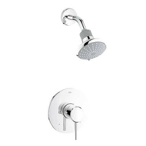 Grohe 35.010.001 Concetto Pressure Balance Shower Combination Trim - Chrome