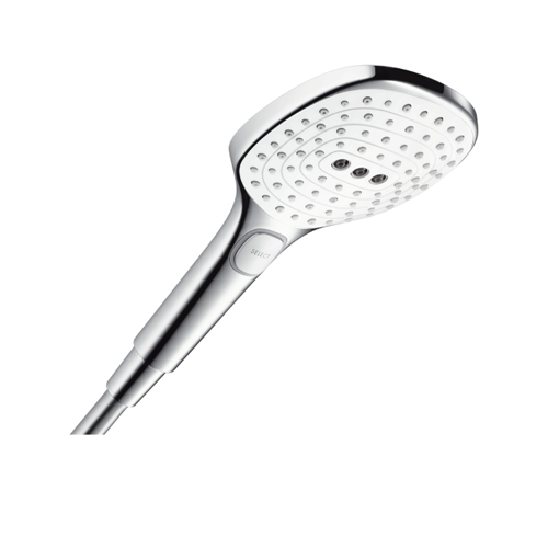 Hansgrohe 26521401 Raindance Select E 120 3-Jet Handshower - White/Chrome