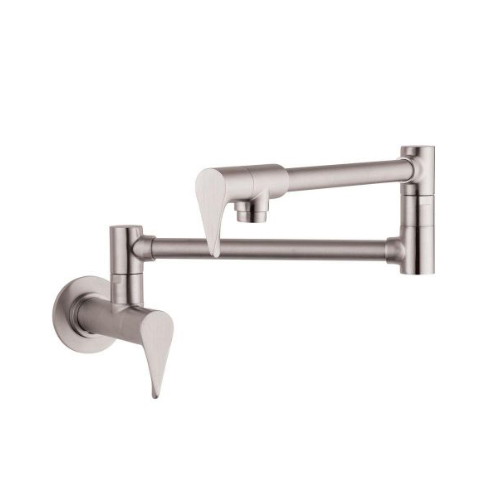 Hansgrohe 39834801 Axor Citterio Wall Mounted Pot Filler - Steel Optik