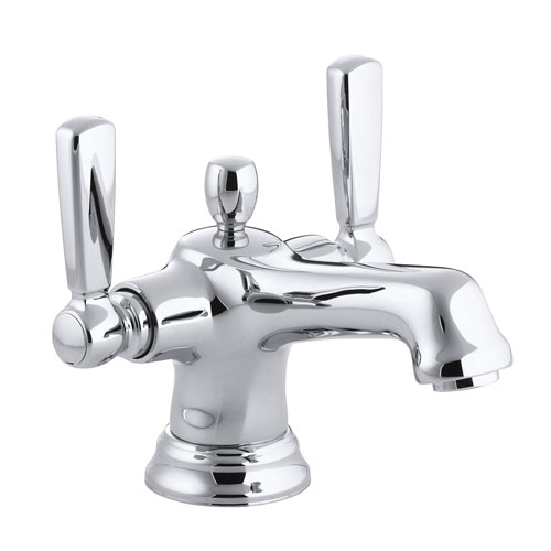 Kohler K-10579-4-CP Bancroft Two Handle Monoblock Lavatory Faucet Polished Chrome