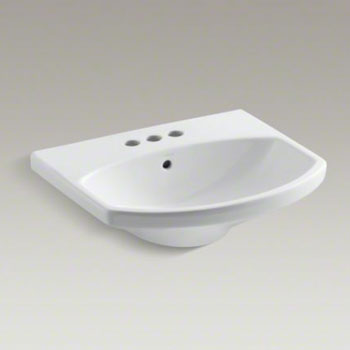 Kohler K-2363-4-0 Cimarron Pedestal Lavatory Basin With 4