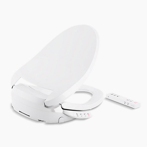 Kohler K-27142-CR-0 C3-430 Nightlight Heated Elongated Bidet Toilet Seat - White