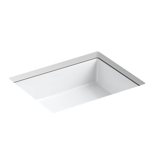 Kohler K-2882-0 Verticyl Rectangle Undercounter Lavatory Sink - White