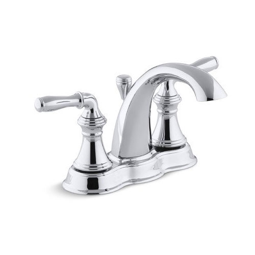 Kohler K-393-N4-CP Devonshire Centerset Lavatory Faucet - Polished Chrome