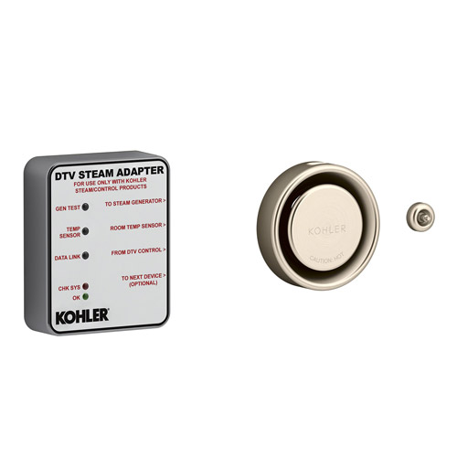 Kohler K-5548-K1-BV DTV+ Steam Adapter Kit - Vibrant Brushed Bronze