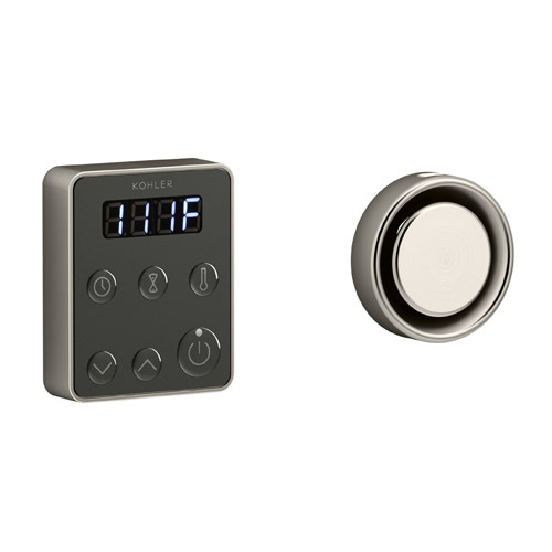 Kohler K-5557-BN Invigoration Series Steam Generator Control Kit - Vibrant Brushed Nickel