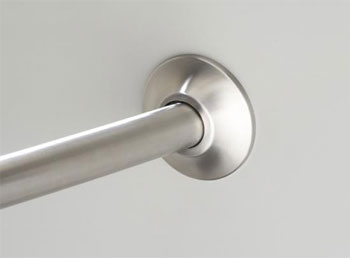 Kohler K-9350-BS Expanse Transitional Design Curved Shower Rod - Brushed Stainless