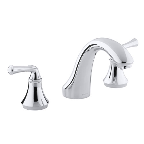 Kohler K-T10278-4A-CP Forte Two Handle Roman Tub Faucet Trim Kit - Polished Chrome