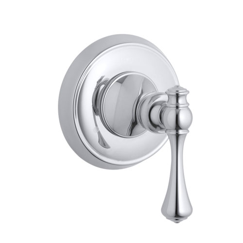 Kohler K-T16178-4A-CP Revival Transfer Valve Trim with Traditional Lever Handle - Chrome