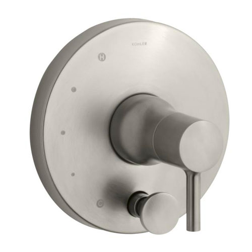 Kohler K-T8979-4-BN Toobi Rite-Temp Valve Trim with Diverter, Valve Not Included - Brushed Nickel