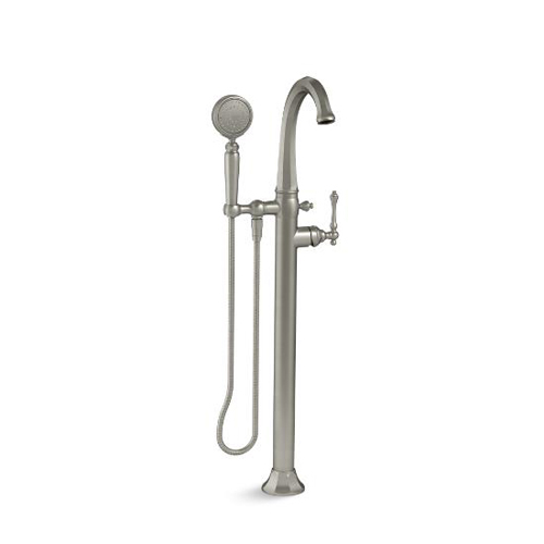 Kohler K-T97332-4-BN Kelston Floor Mount Bath Filler with Handshower - Brushed Nickel