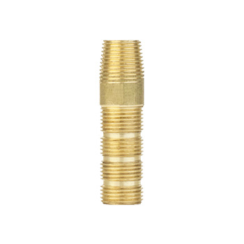 Lasco 03-1711 #6 Brass Tapered Nipple