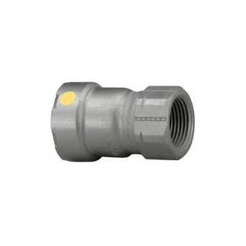 Viega MegaPressG 25141 1 in P X FPT Carbon Steel Adapter