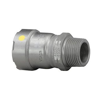 Viega MegaPressG 25111 1 in P X MPT Carbon Steel Adapter