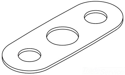 Moen 115057 Two Handle Lavatory Deck Gasket - Chrome