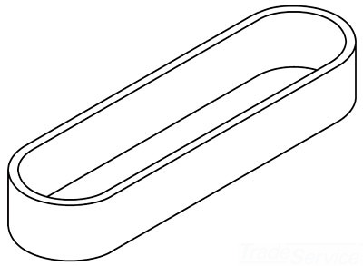 Moen 123663 Two Handle Lavatory Deck Gasket