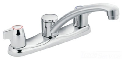 Moen 67901 Chateau Two Handle Kitchen Faucet - Chrome