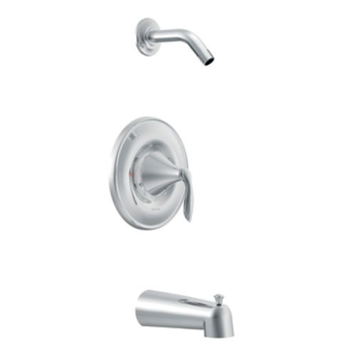 Moen T62133NH Eva PosiTemp Tub/Shower Trim Only Less Shower Head - Chrome