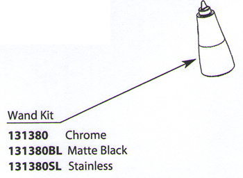 Moen 131380 Medora Replacement Wand Kit Chrome