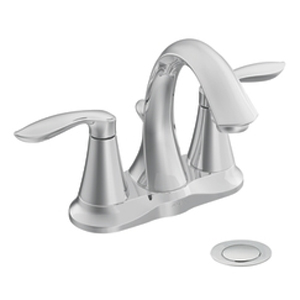 Moen 6410 Eva Two Handle Centerset Lavatory Faucet Chrome