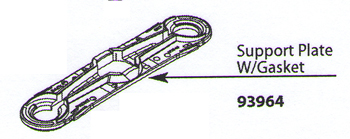 Moen 93964 Chateau Replacement Support Plate with Gasket