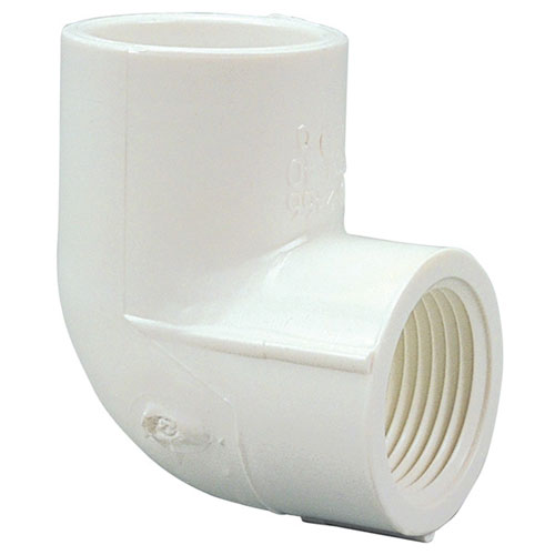 3/4 inch Slip x FIPT 90 degree Elbow PVC Schedule 40 Pressure Fittings