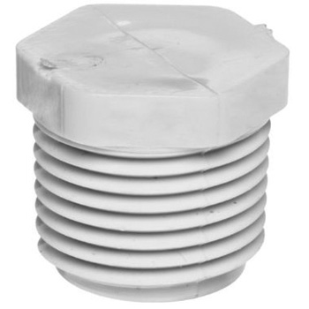 3/4 inch PVC Schedule 40 Plug MIP