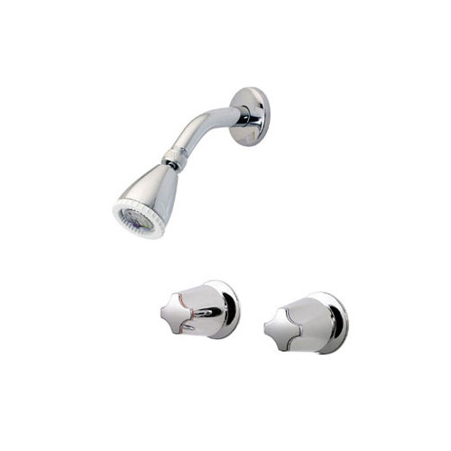 Pfister LG07-3110 2 Handle Shower with Metal Verve Knob Handles - Chrome