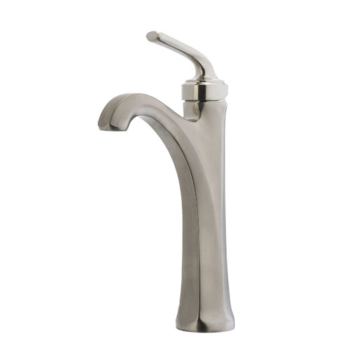 Pfister LG40-DE0K Arterra Single Control Vessel Lavatory Faucet - Brushed Nickel