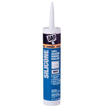 DAP 08646 10oz Silicone Sealant - White