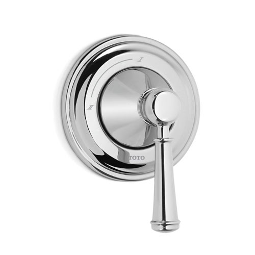 Toto TS220DW1#PN Vivian Lever Handle Two-way Diverter Trim - Polished Nickel