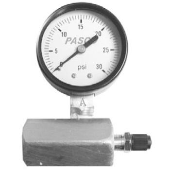 Pasco 1427 30lb Gas Test Gauge Assembly