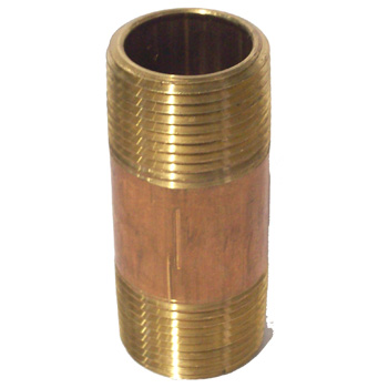 1 inch  x 2 inch  Brass Nipple