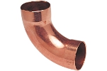 Copper DWV 90 Long Turn Elbows