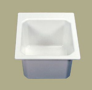 Florestone SR17 Self-Rimming Utility Sink White