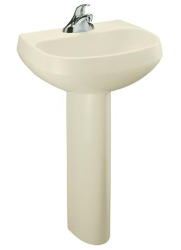 Kohler K-2293-4-47 Wellworth Pedestal Lavatory With 4