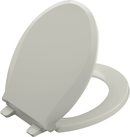 Kohler K-4639-95 Cachet Quiet-Close Quick Release Toilet Seats - Ice Grey