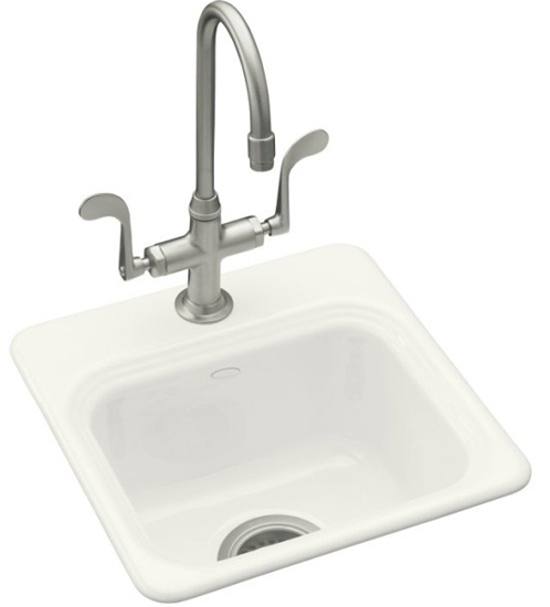 Kohler K-6579-1-7 Northland Entertainment Sink - Black (Pictured in White)