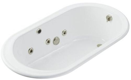 Kohler K-712-H2-0 Iron Works Whirlpool - White