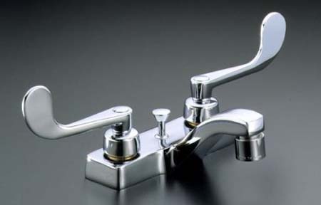 Kohler K-7401-5A-CP Two-Handle Centerset Lavatory Faucet - Polished Chrome