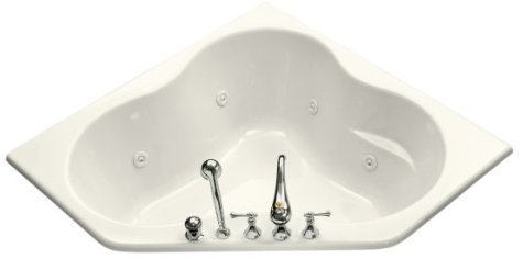 Kohler K-1154-HC-96 Proflex 4.5 Foot Corner Jetted Tub 54