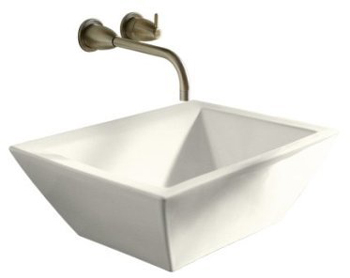 Kohler K-2273-96 Bateau Vessels Lavatory - Biscuit (Faucet Not Included)